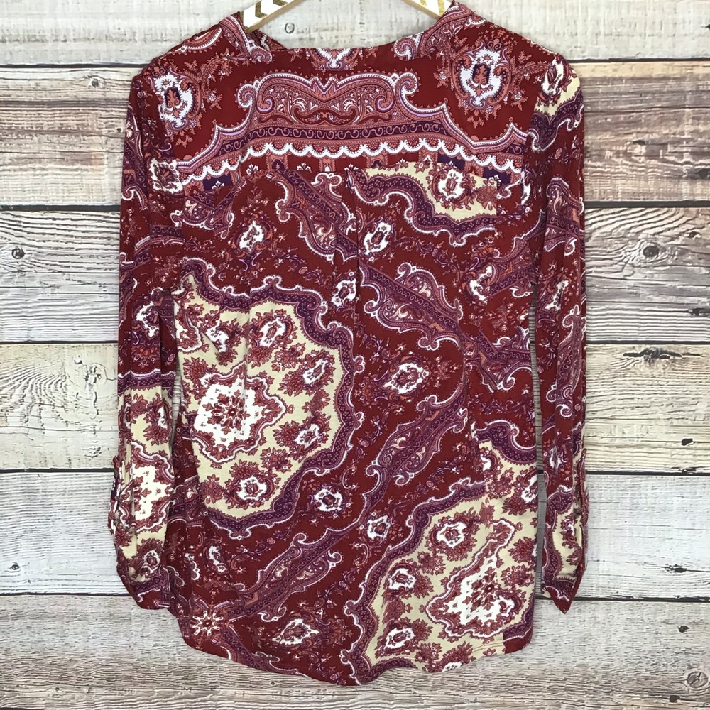 Anthropologie TINY Long Sleeve Top Sm Sequins - Picture 3 of 3